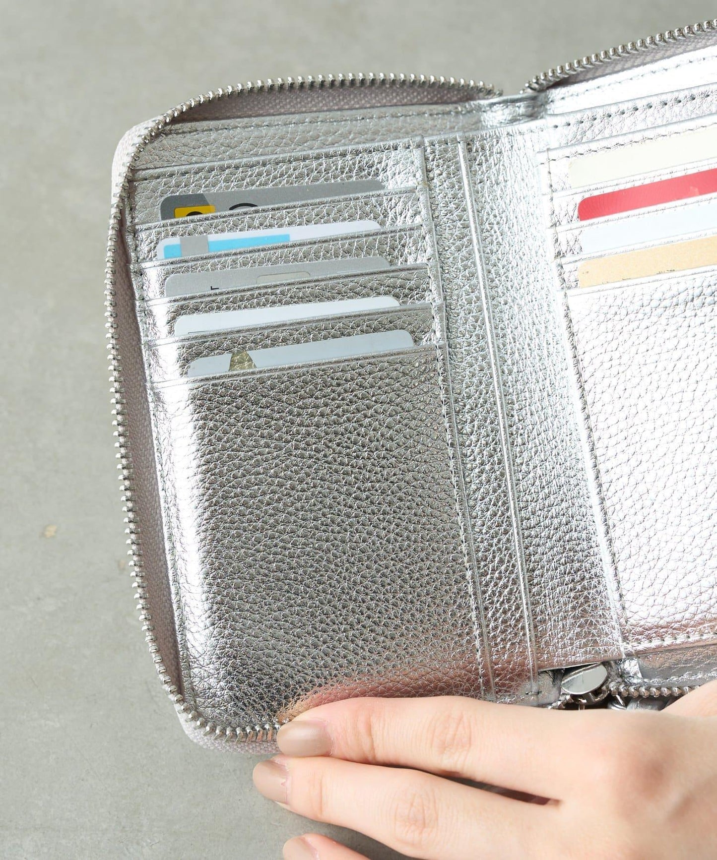 真皮迷你錢包 B7尺寸 錢包