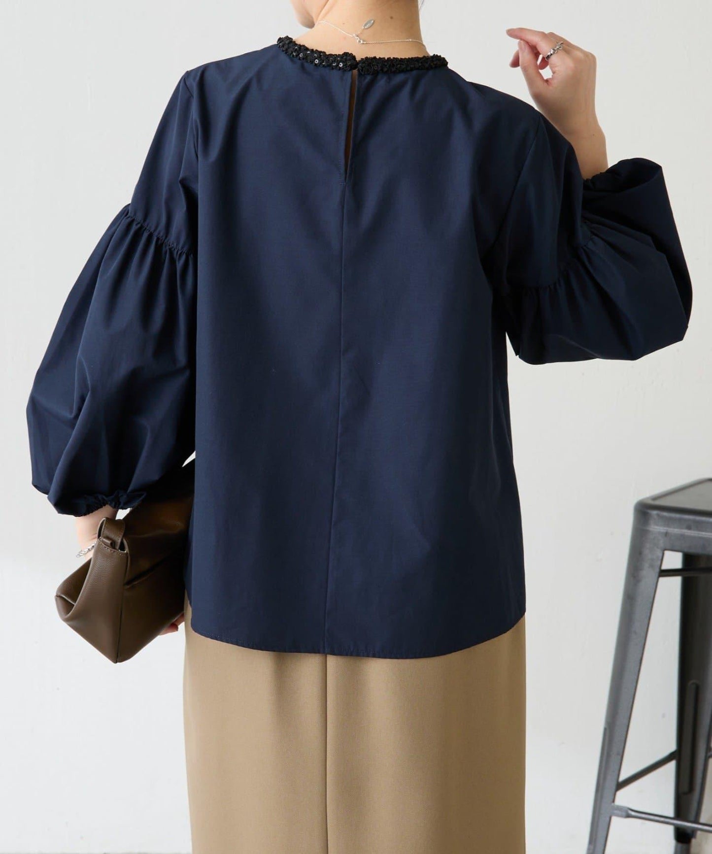 高檔感亮片設計襯衫/禮服