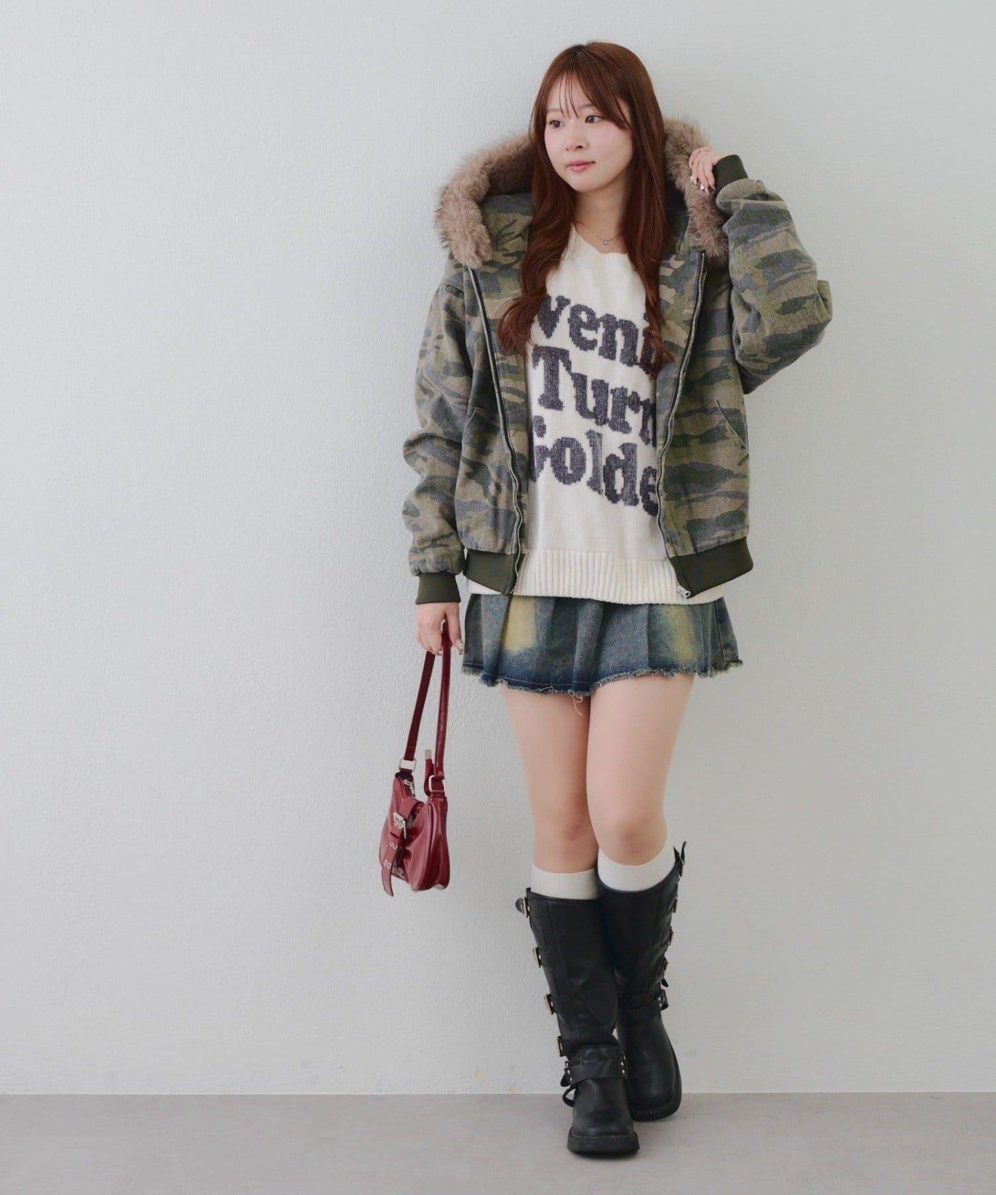 【RMAF】不同長度毛絨連帽外套