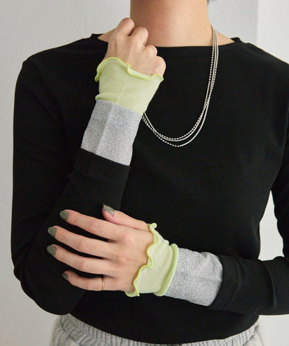 羅紋袖荷葉邊針織衫【SUM1 STYLE】