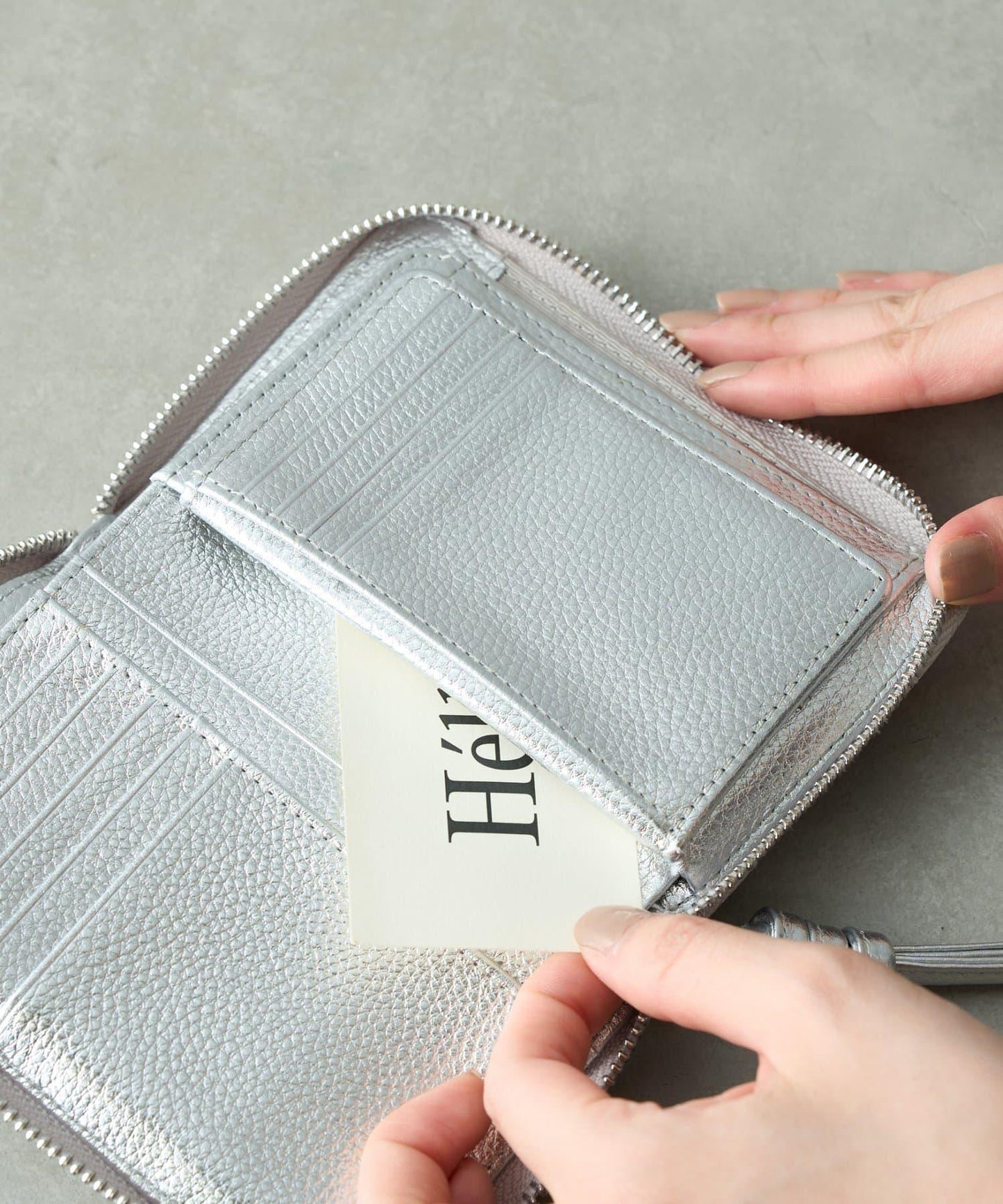 真皮迷你錢包 B7尺寸 錢包