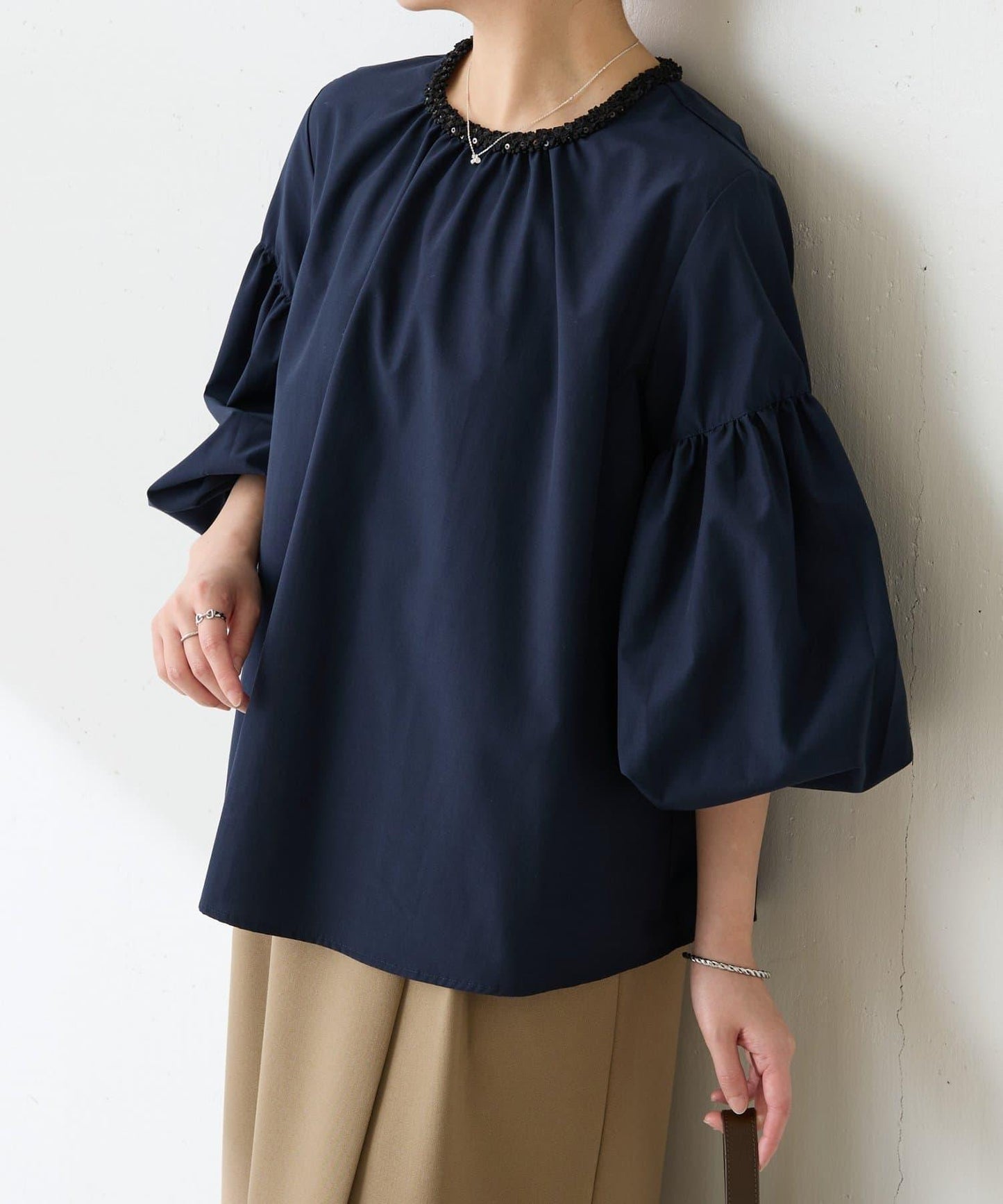 高檔感亮片設計襯衫/禮服