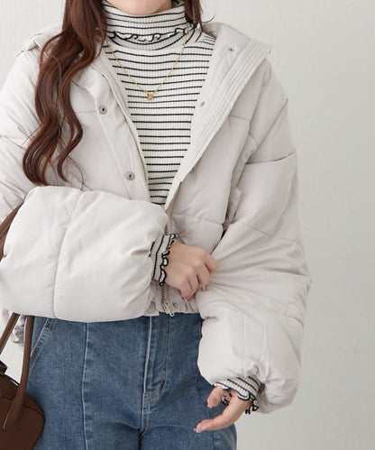 【RMAF】微喇高領羅紋針織衫