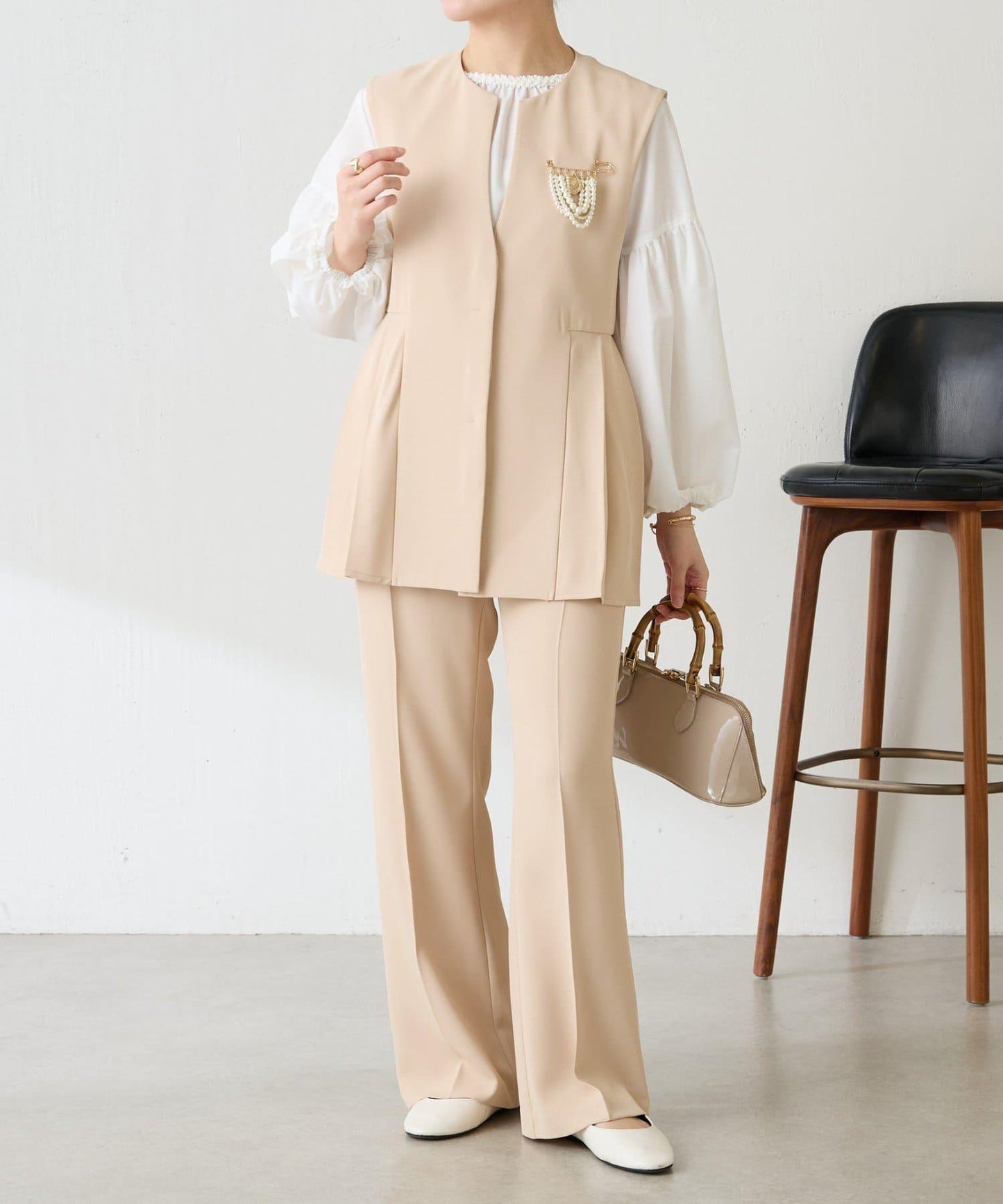 高檔感亮片設計襯衫/禮服