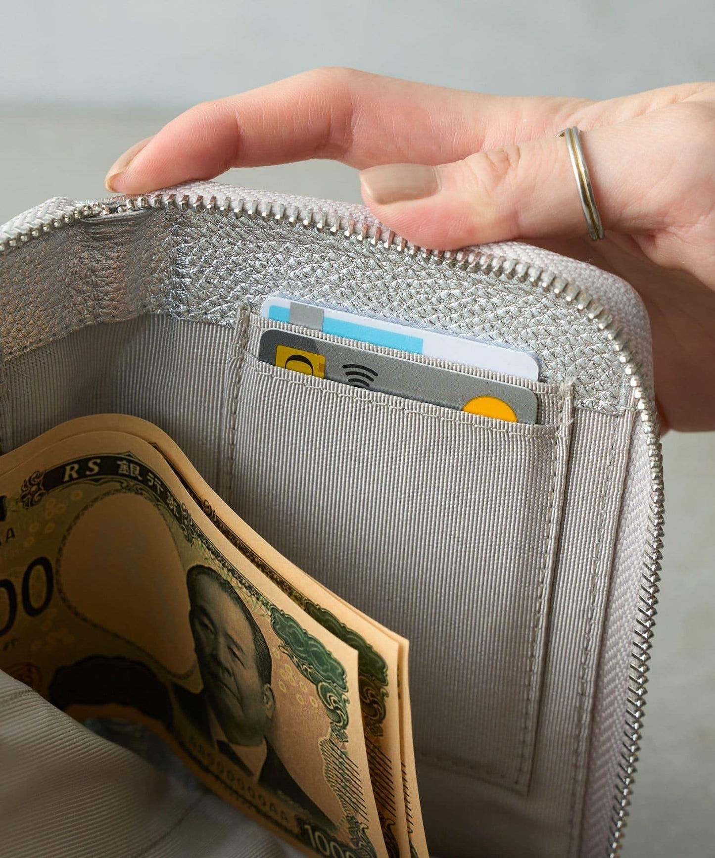 真皮迷你錢包 B7尺寸 錢包