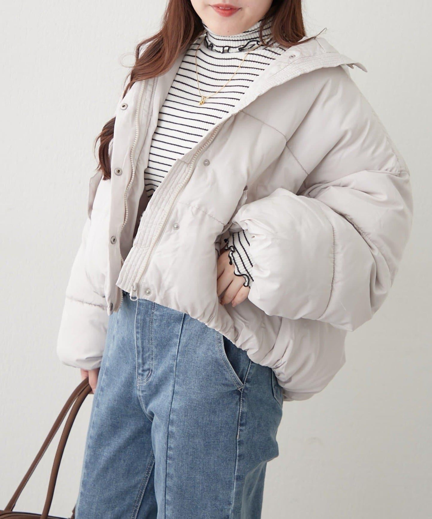 【RMAF】微喇高領羅紋針織衫