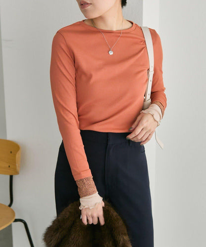 羅紋袖荷葉邊針織衫【SUM1 STYLE】