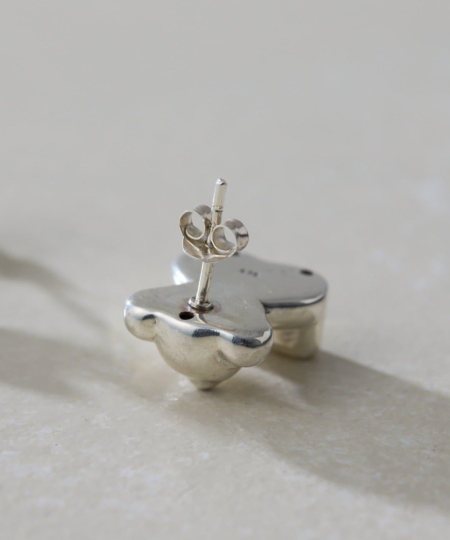 《スターリングシルバー使用》泰迪熊耳環