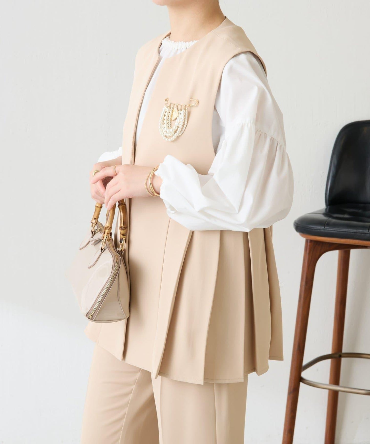 高檔感亮片設計襯衫/禮服