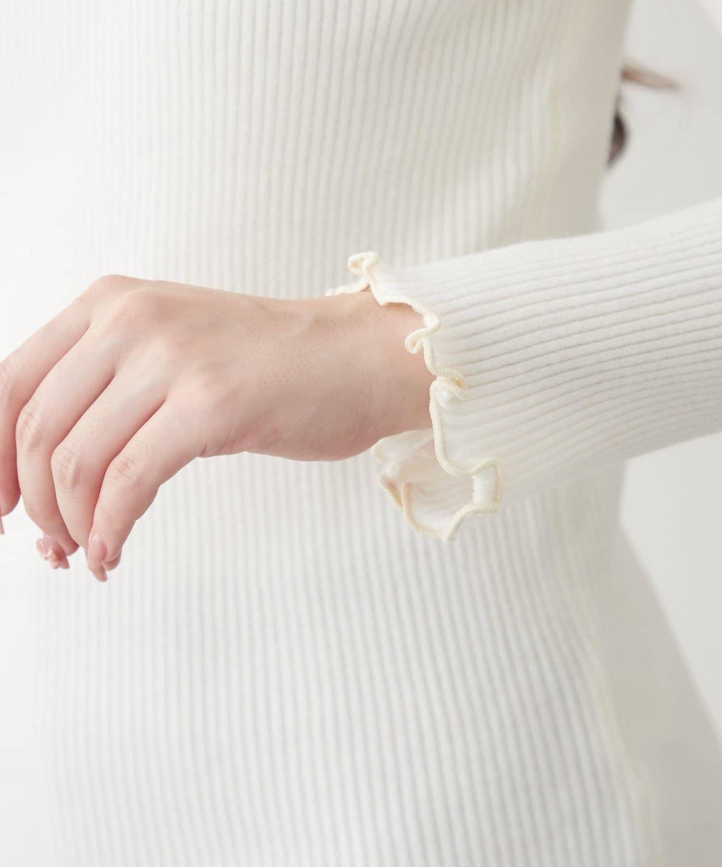 【RMAF】微喇高領羅紋針織衫