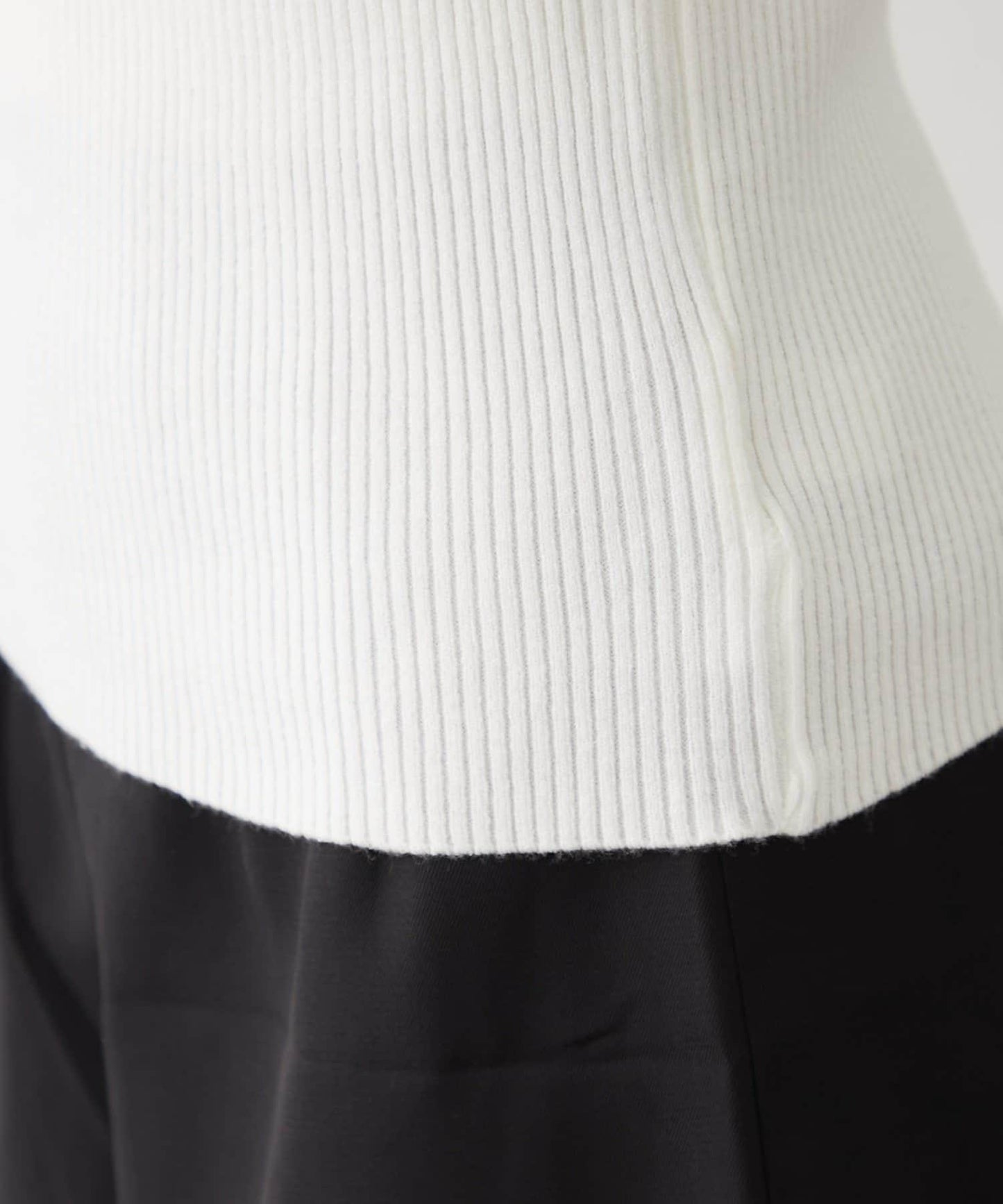 【RMAF】微喇高領羅紋針織衫