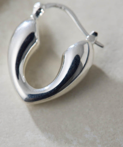 《スターリングシルバー使用》2WAY三角形圈式耳環