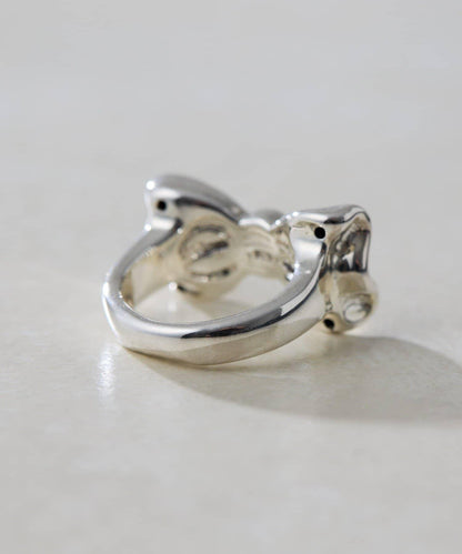 《スターリングシルバー使用》蝴蝶結戒指