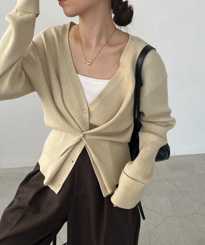 收腰針織衫