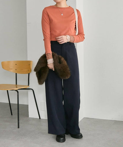 羅紋袖荷葉邊針織衫【SUM1 STYLE】