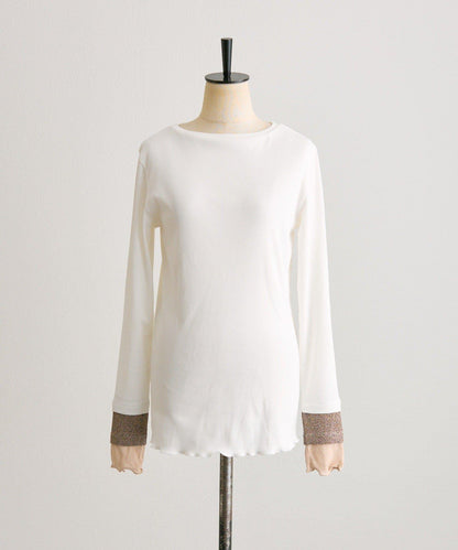 羅紋袖荷葉邊針織衫【SUM1 STYLE】