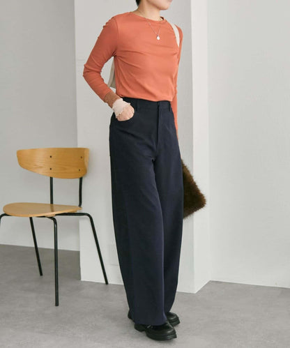 羅紋袖荷葉邊針織衫【SUM1 STYLE】