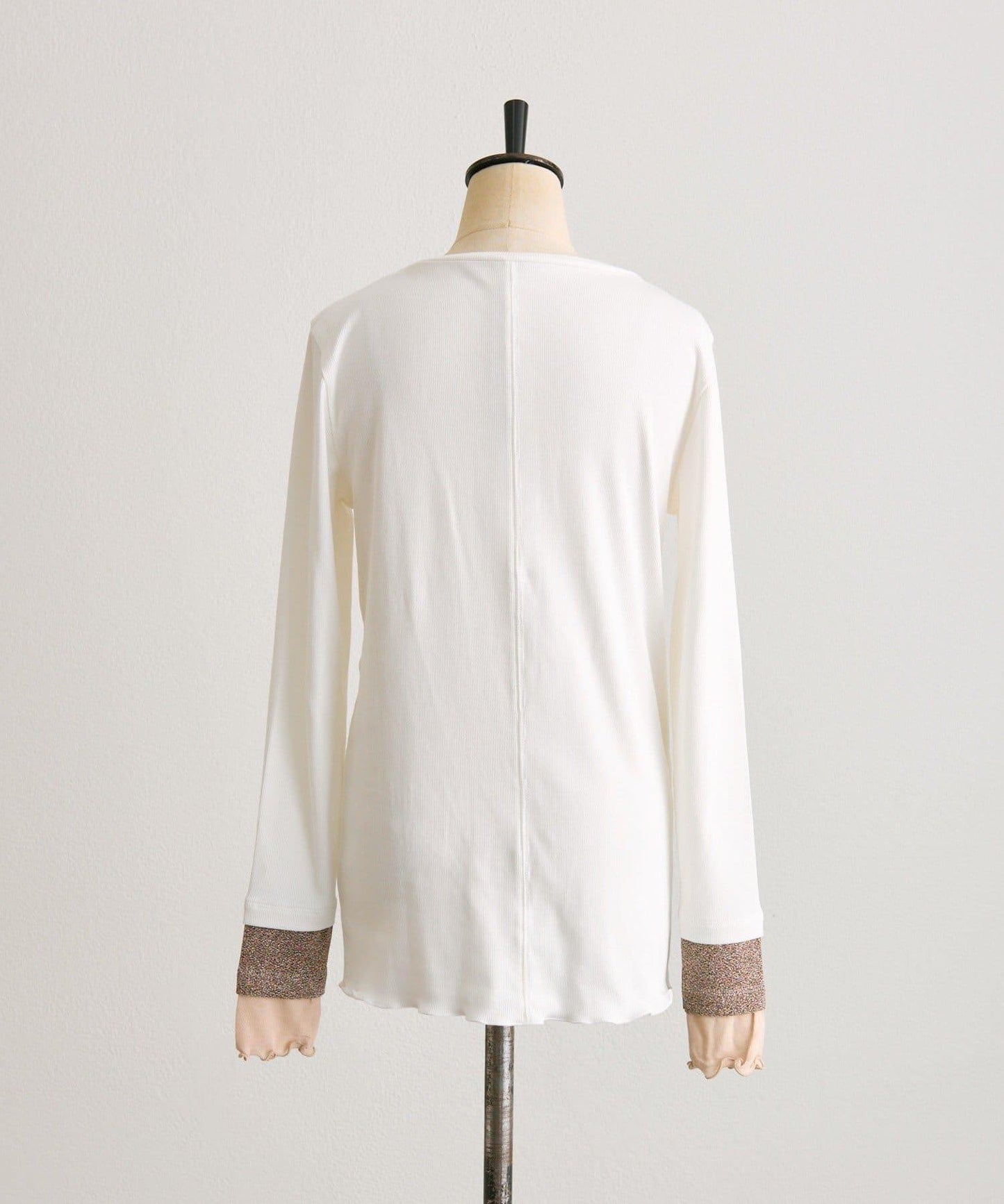 羅紋袖荷葉邊針織衫【SUM1 STYLE】