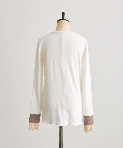 羅紋袖荷葉邊針織衫【SUM1 STYLE】