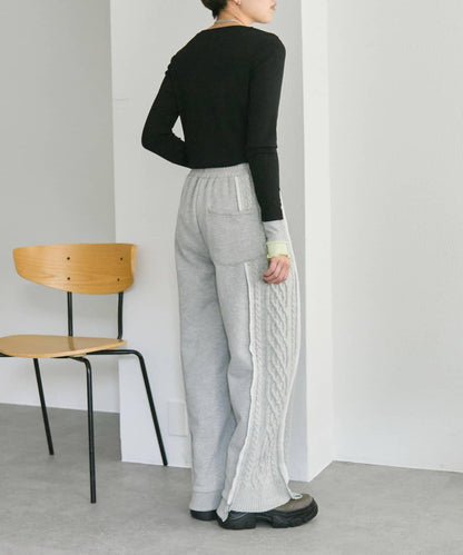 羅紋袖荷葉邊針織衫【SUM1 STYLE】