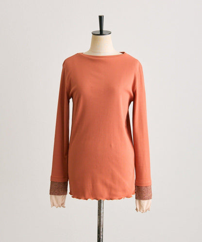 羅紋袖荷葉邊針織衫【SUM1 STYLE】