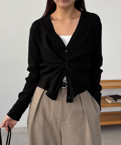 收腰針織衫