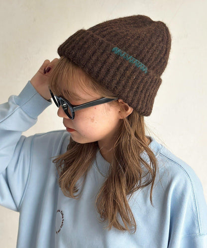 拼色縫線針織帽