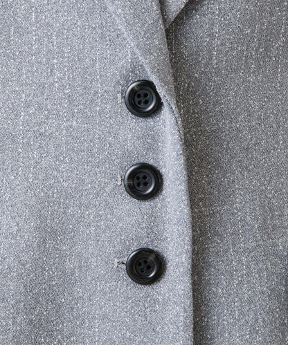 【帶內襯】粗花呢寬鬆夾克