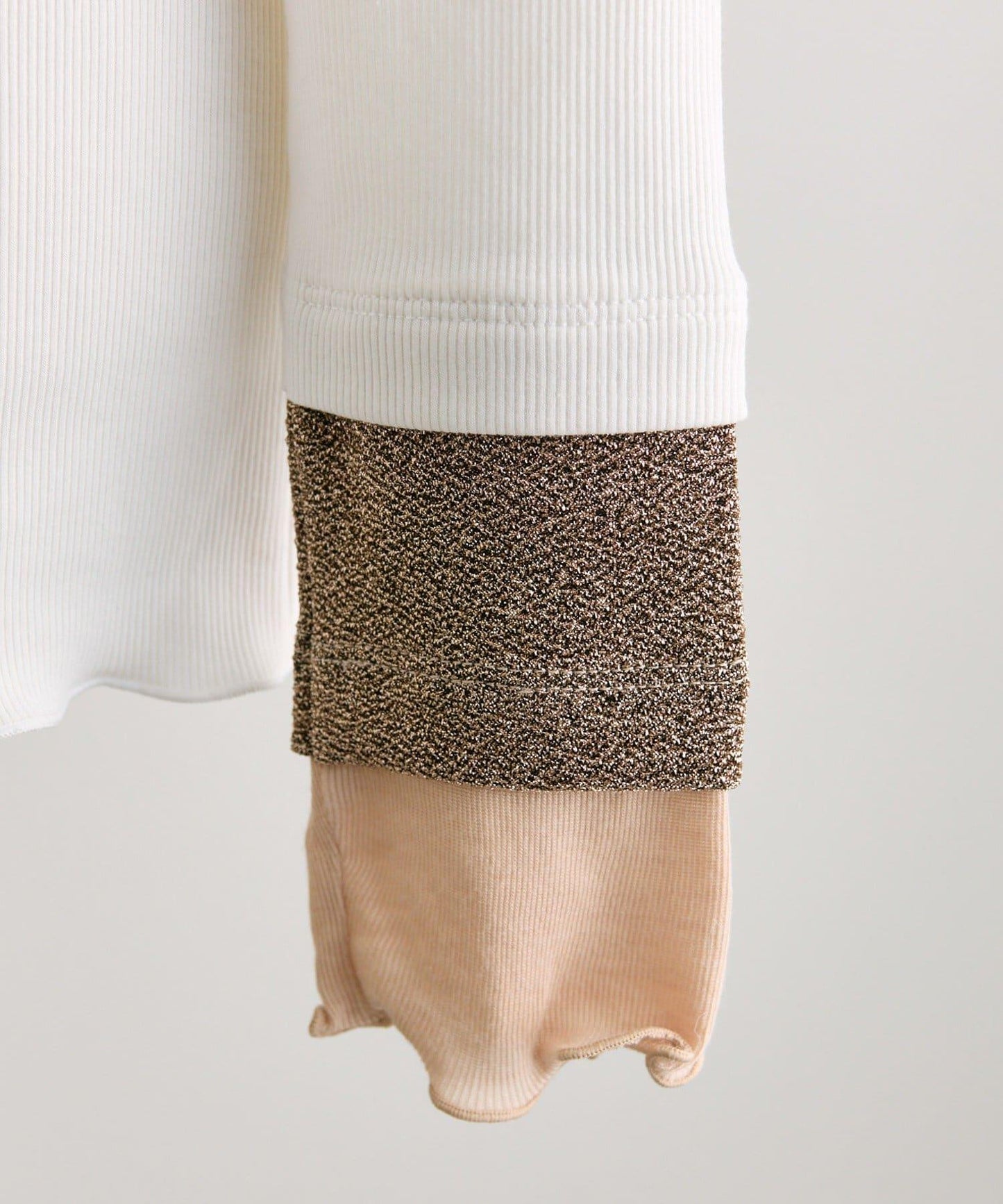 羅紋袖荷葉邊針織衫【SUM1 STYLE】