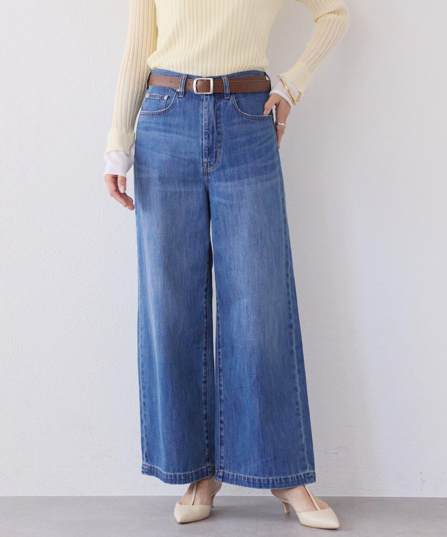 【RIMH】簡約寬鬆牛仔褲/預計1月下旬發貨