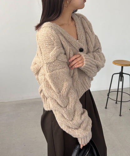 寬鬆針織開衫