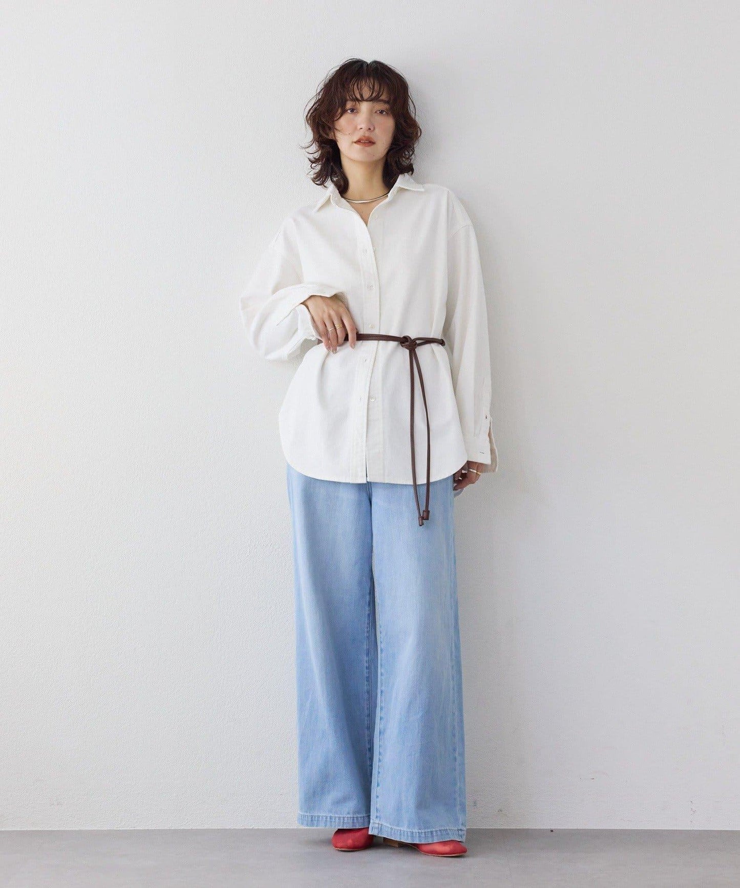 【RIMH】簡約寬鬆牛仔褲/預計1月下旬發貨