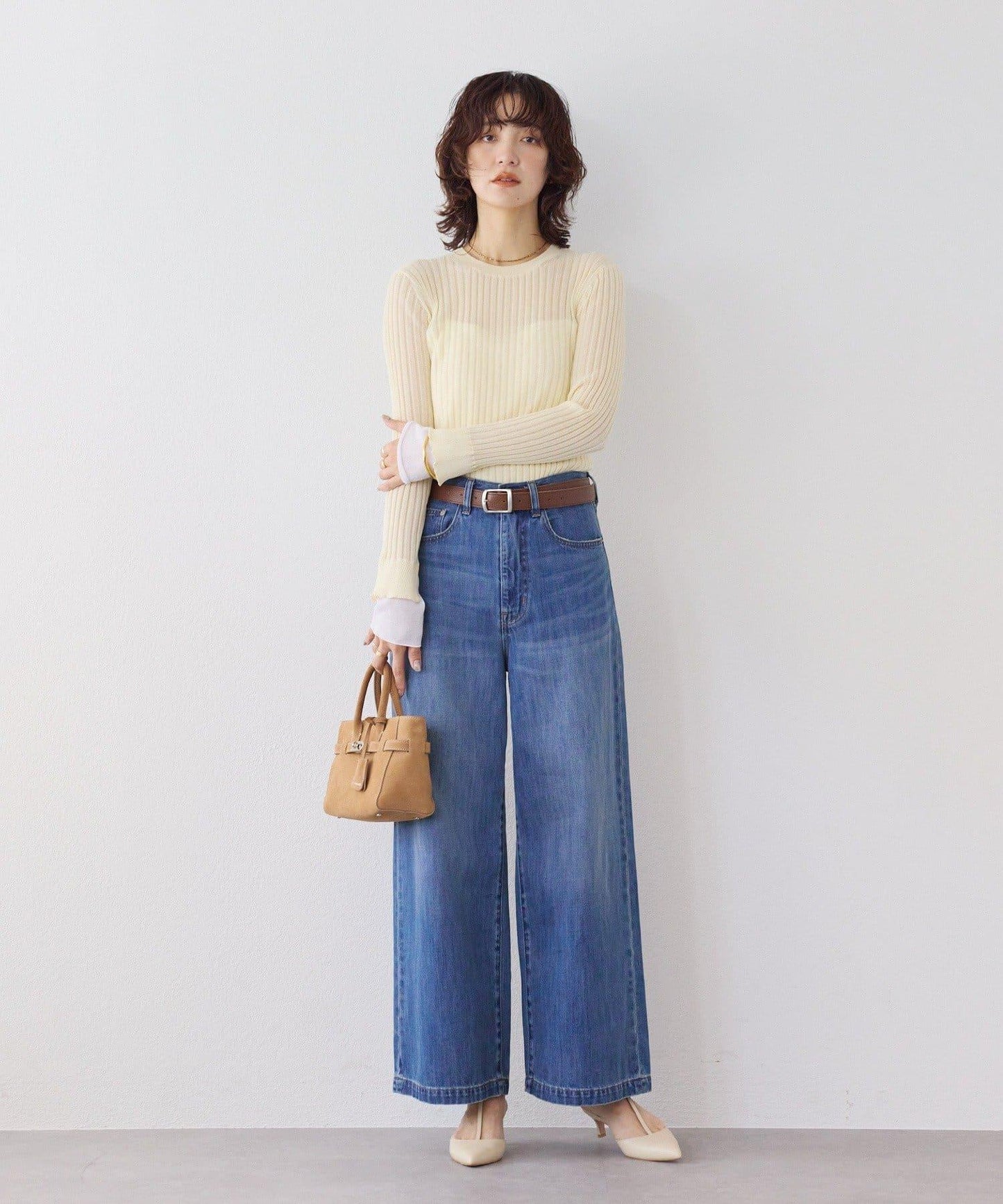 【RIMH】簡約寬鬆牛仔褲/預計1月下旬發貨