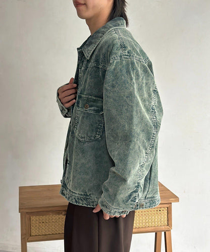 夾棉燈芯絨卡車司機夾克