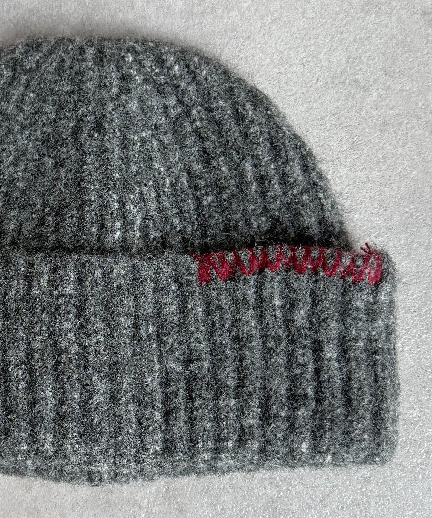 拼色縫線針織帽