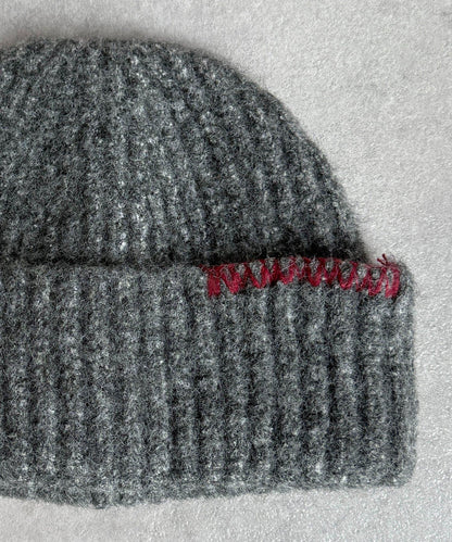 拼色縫線針織帽