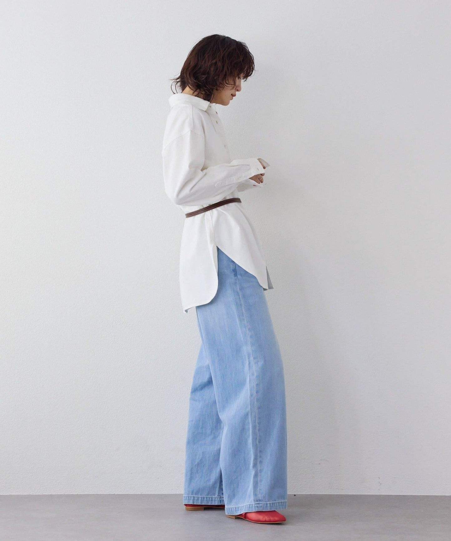 【RIMH】簡約寬鬆牛仔褲/預計1月下旬發貨