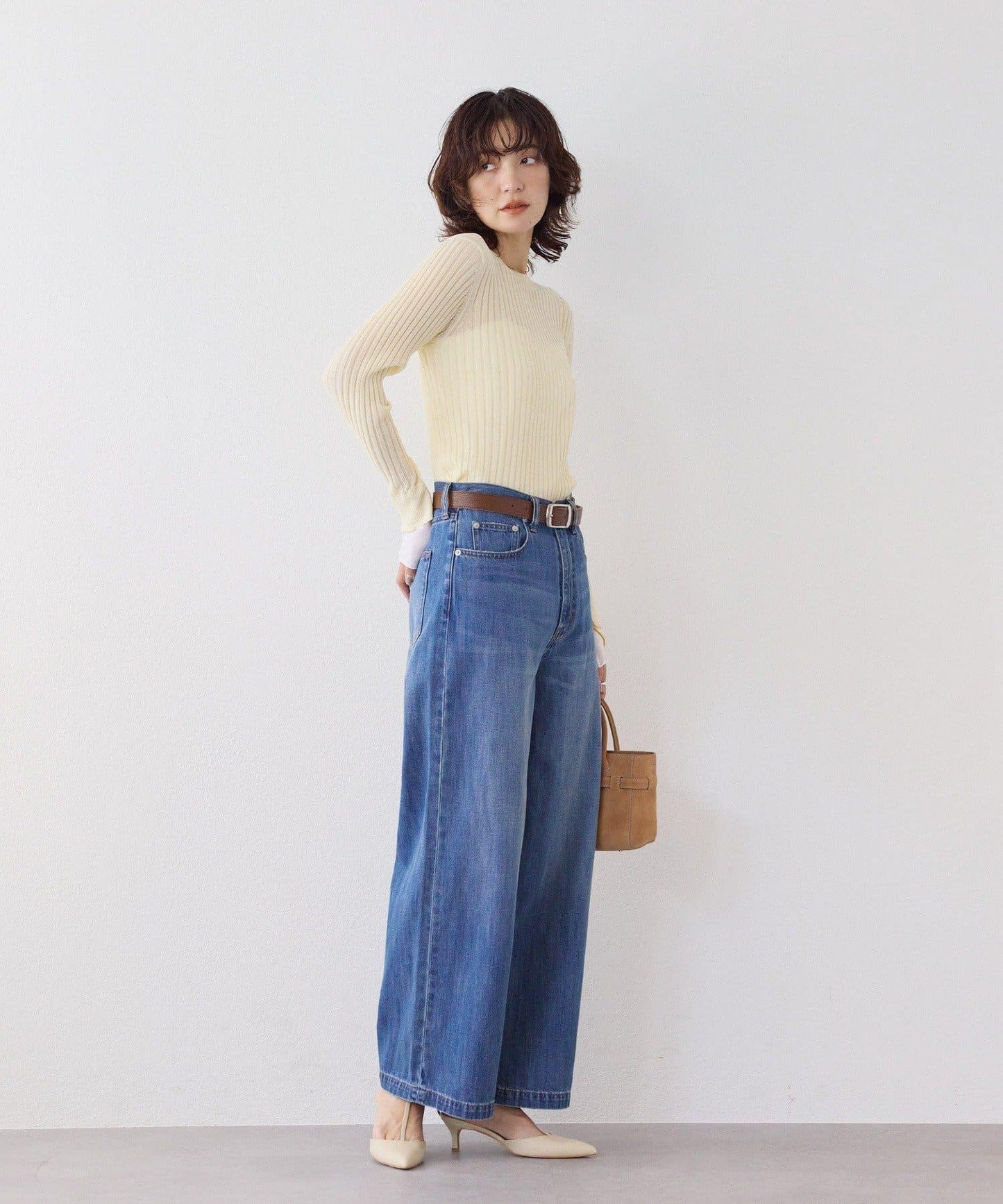 【RIMH】簡約寬鬆牛仔褲/預計1月下旬發貨