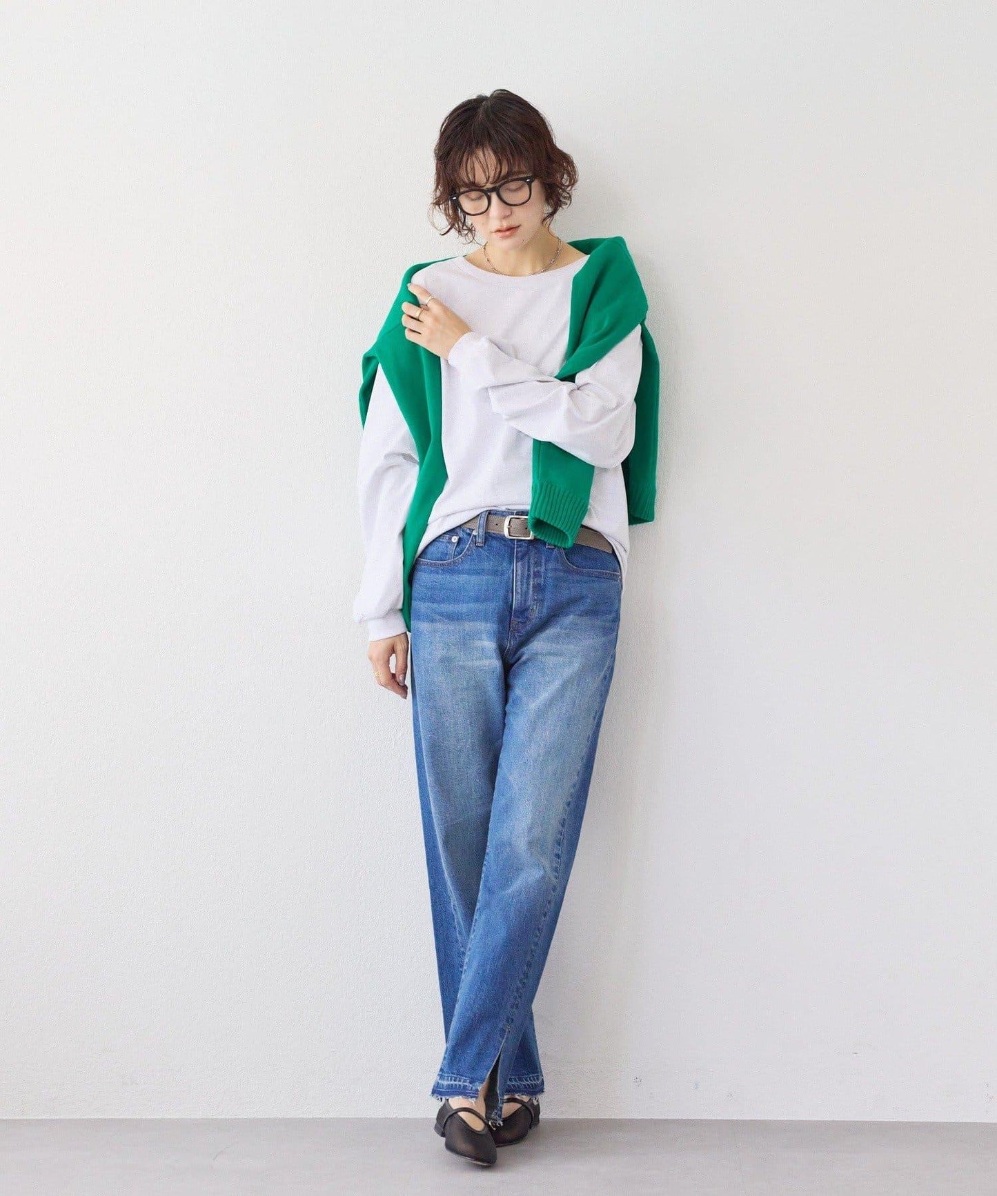 【RIMH】剪裁牛仔褲/預計1月下旬發貨