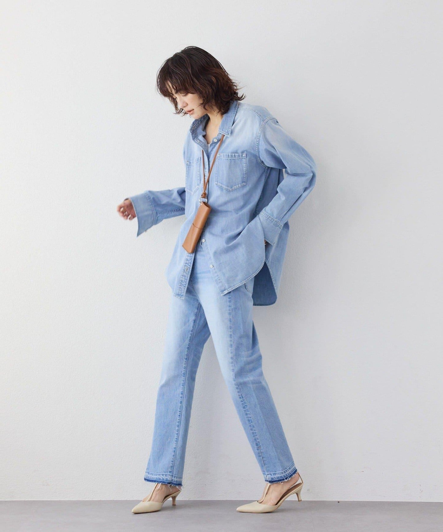 【RIMH】剪裁牛仔褲/預計1月下旬發貨