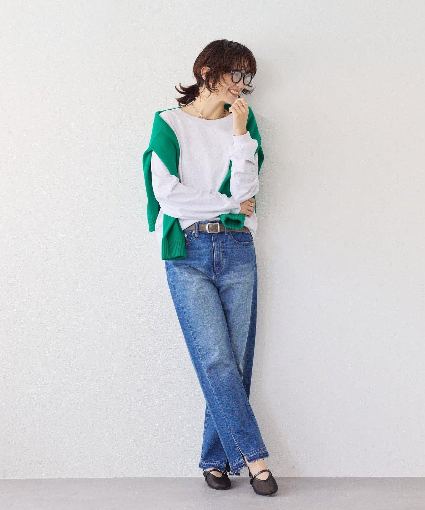 【RIMH】剪裁牛仔褲/預計1月下旬發貨