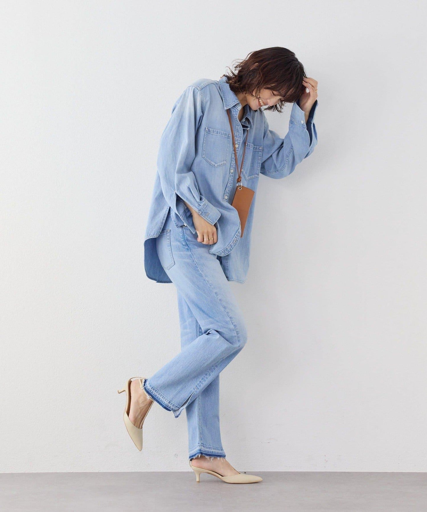 【RIMH】剪裁牛仔褲/預計1月下旬發貨