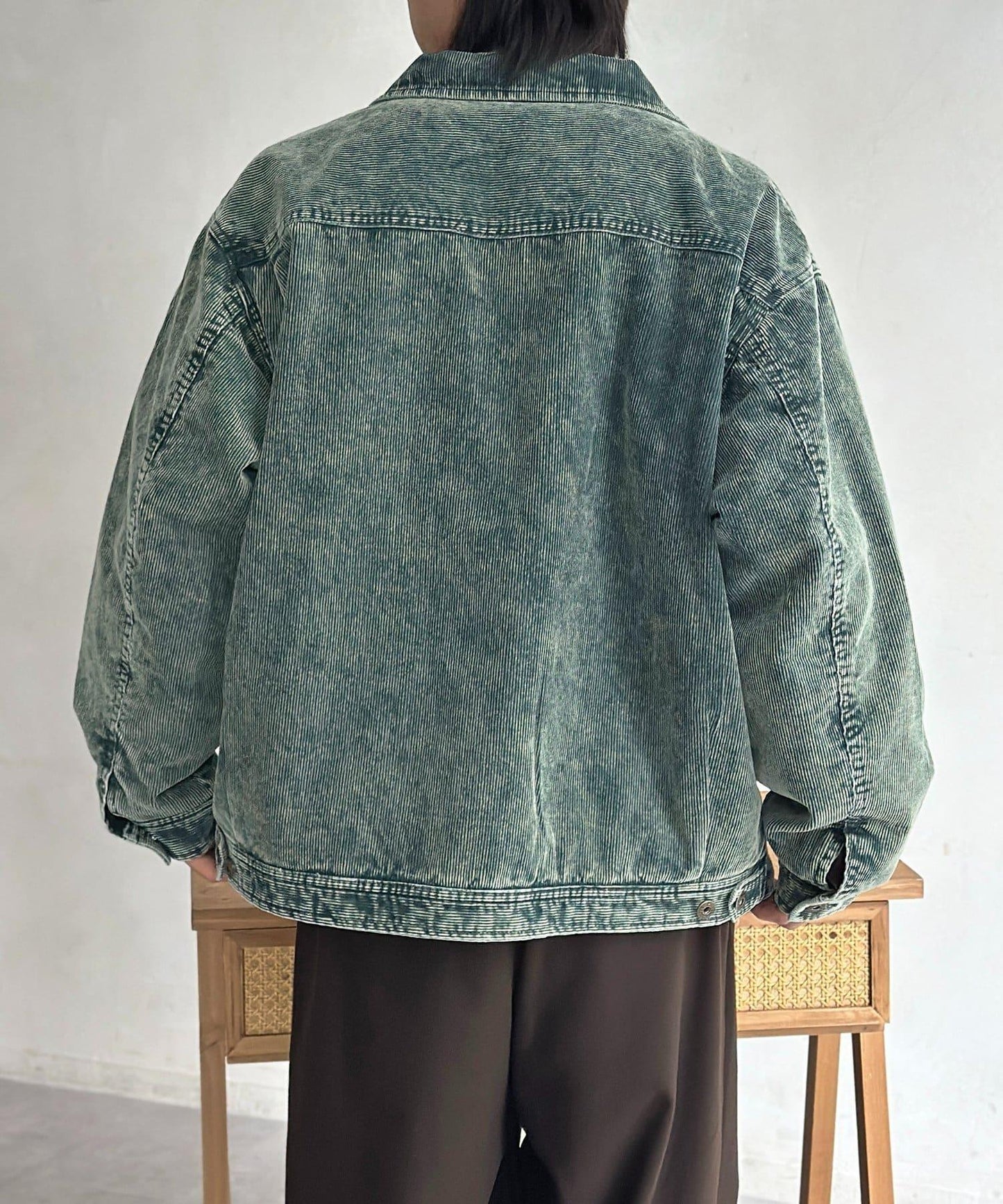 夾棉燈芯絨卡車司機夾克