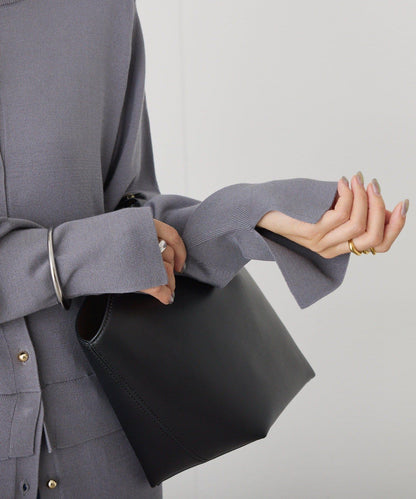 【可作外套穿著】層疊針織連衣裙