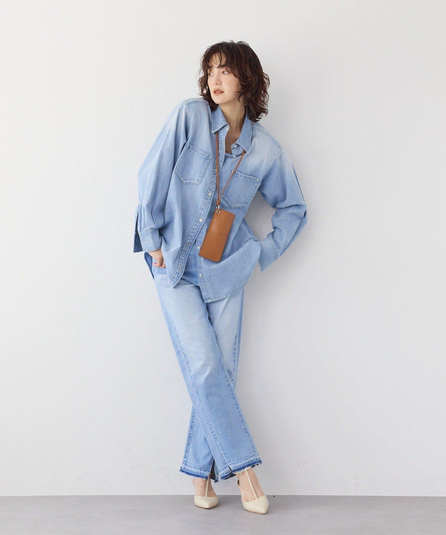 【RIMH】肩墊長款襯衫/預計1月下旬發貨