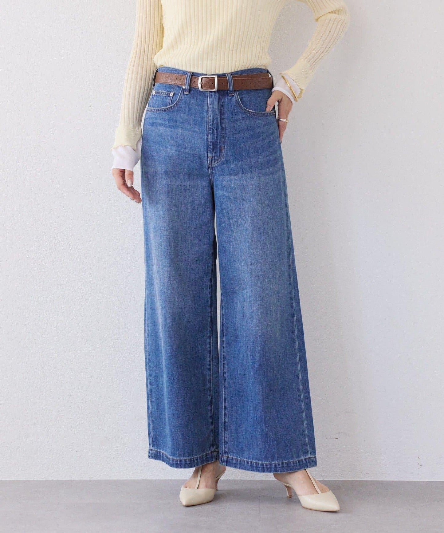 【RIMH】簡約寬鬆牛仔褲/預計1月下旬發貨