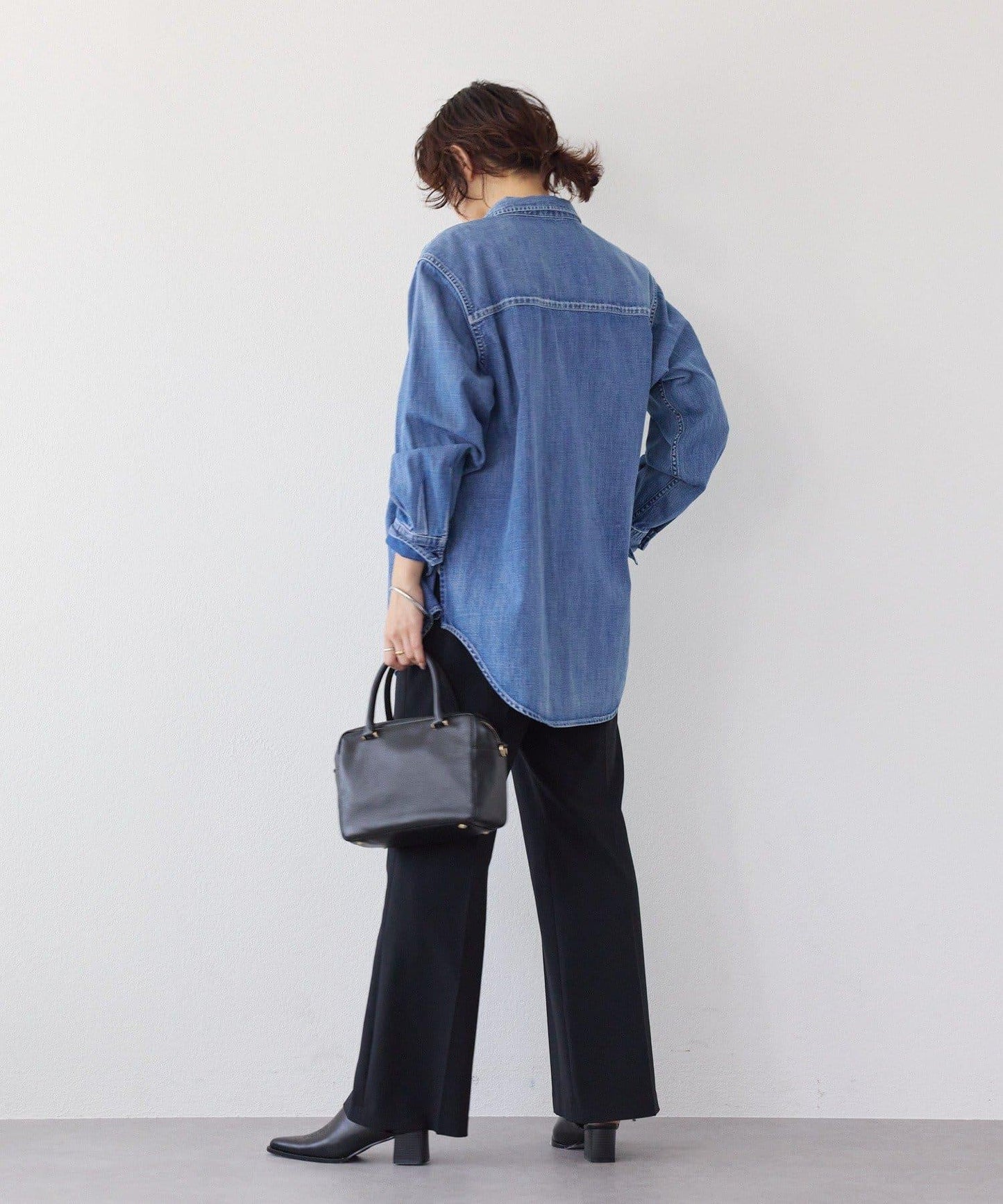 【RIMH】肩墊長款襯衫/預計1月下旬發貨