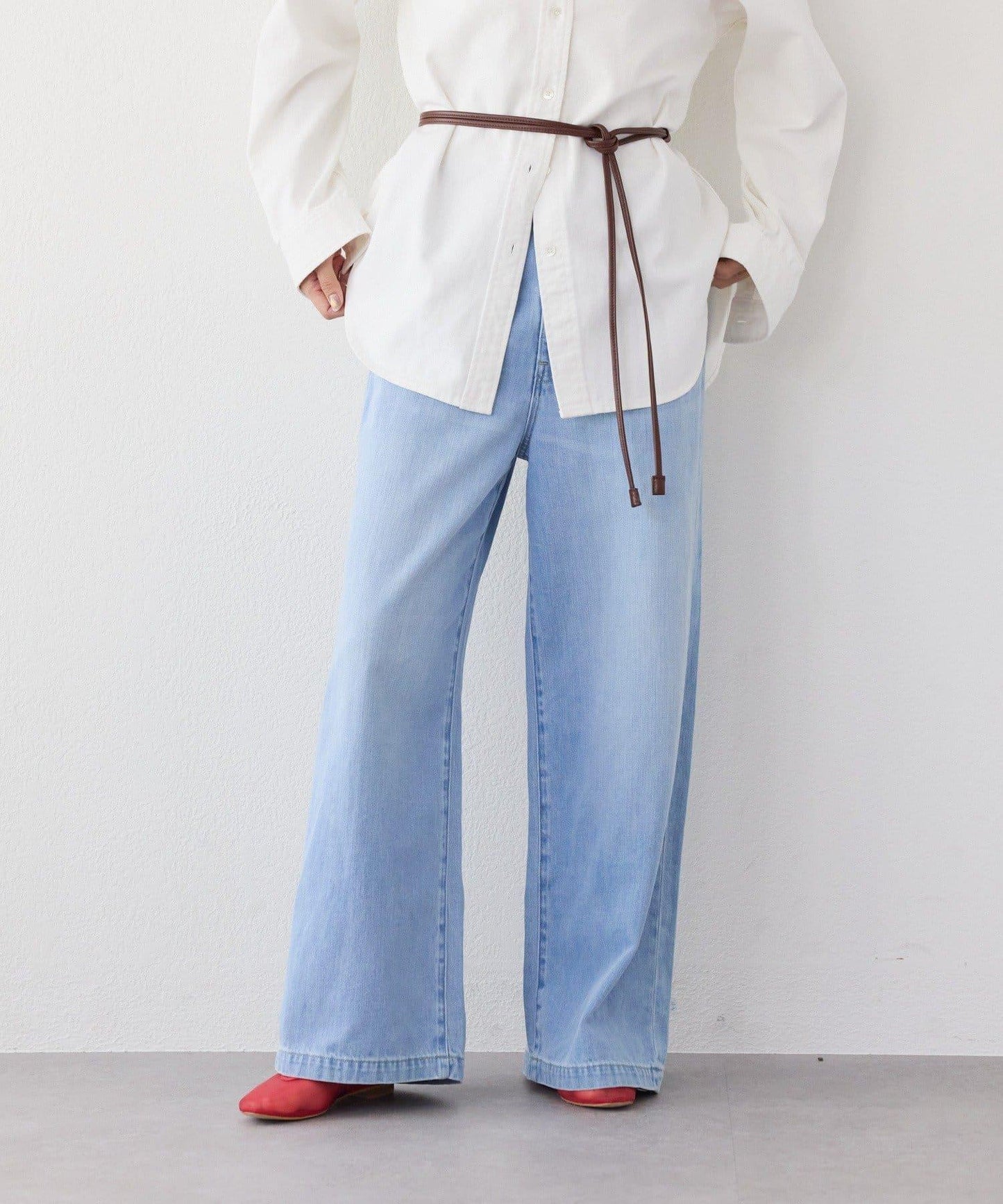 【RIMH】簡約寬鬆牛仔褲/預計1月下旬發貨