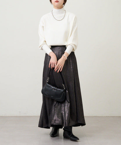 全針高領針織衫