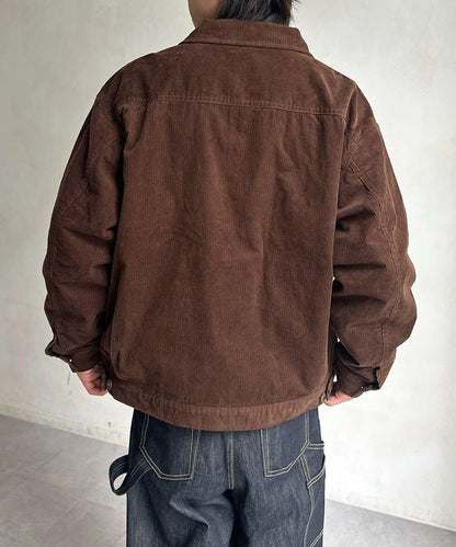 夾棉燈芯絨卡車司機夾克